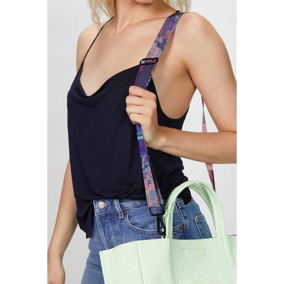 NEW AMPERSAND AS APOSTROPHE nylon strap in pink pixel glitch - Picture 4 of 5